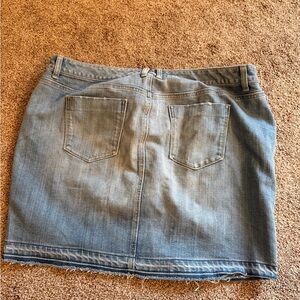 Old Navy Light Blue Denim Mini Skirt